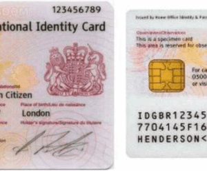 Buy UK Identity Card