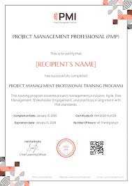 PMP Certificate