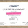 TOEFL Certificate