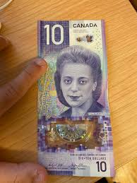 Vertical 10 Dollar Bill