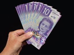 Vertical 10 Dollar Bill